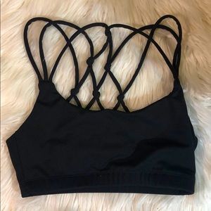 Sports bra cross back
